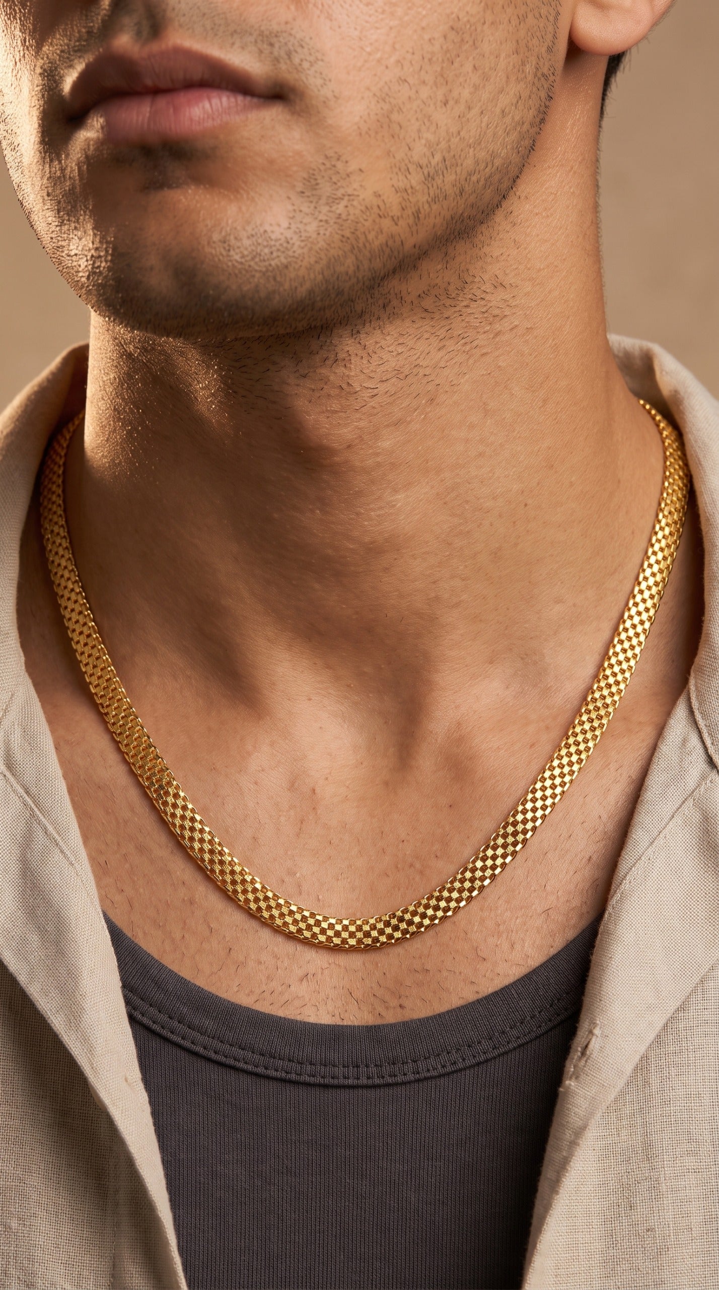 22K Gold Imperial Weave Chain