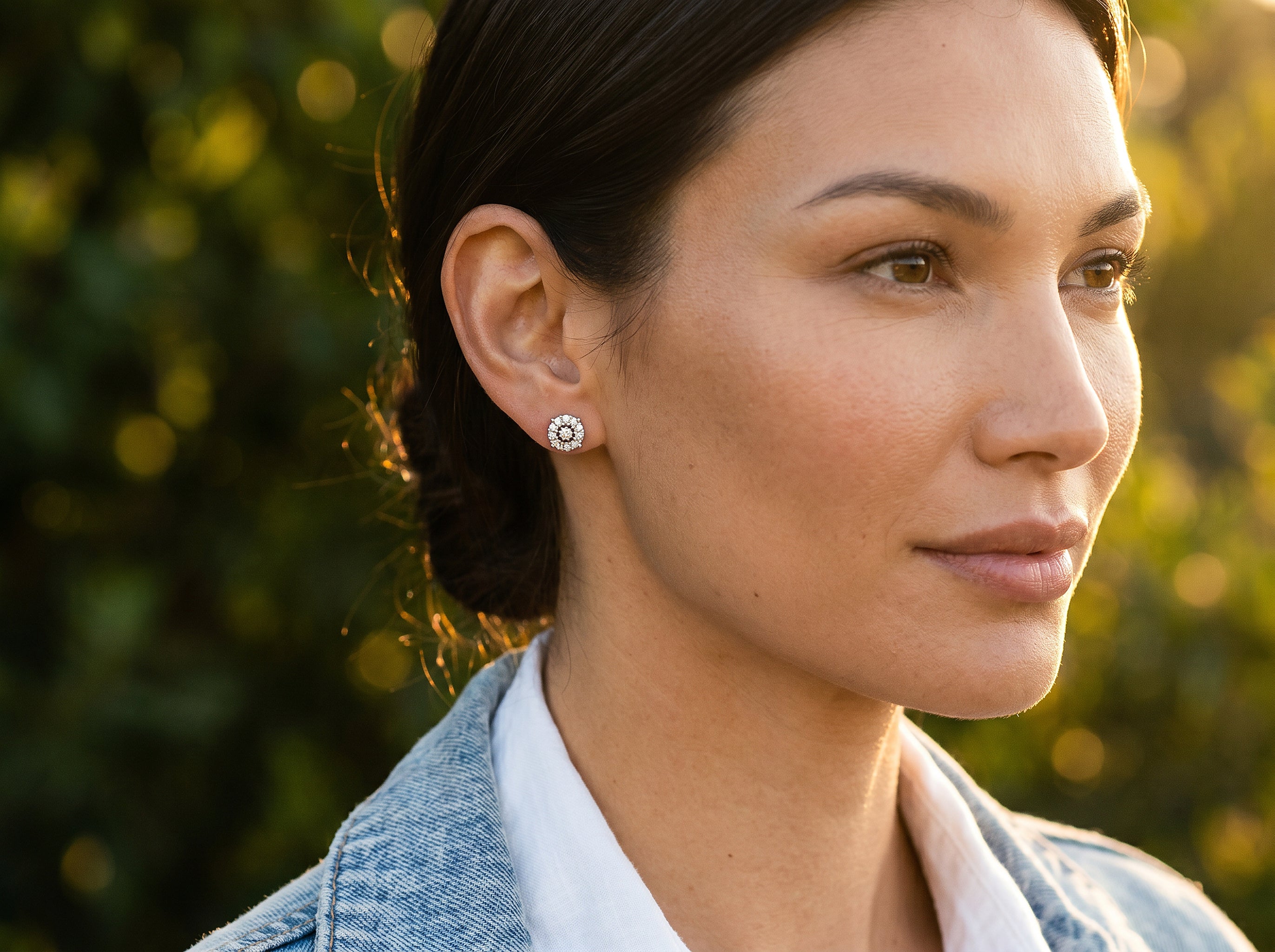 Crystalline Torrent Diamond Tassel Earrings in 18K Gold