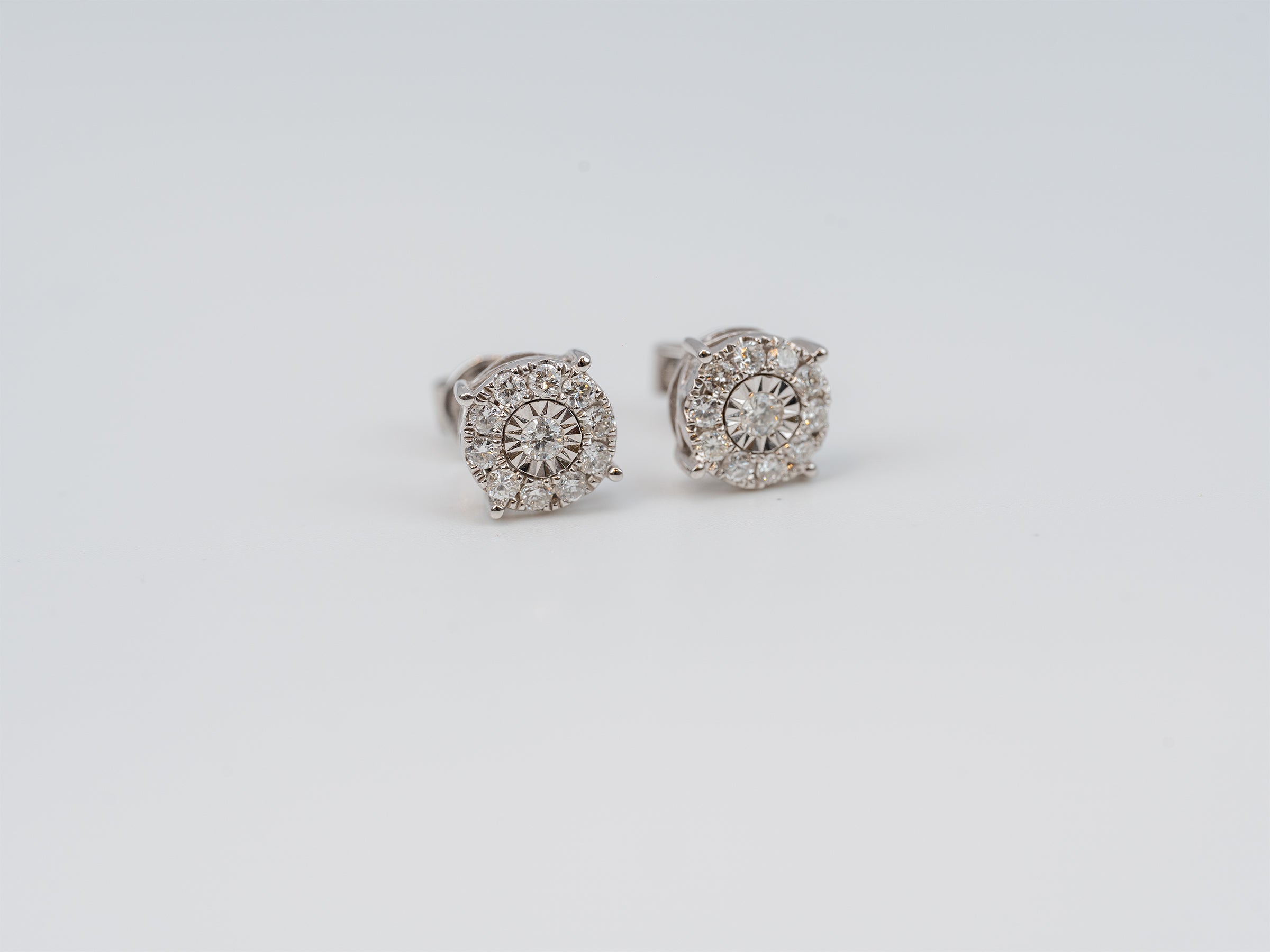 Crystalline Torrent Diamond Tassel Earrings in 18K Gold