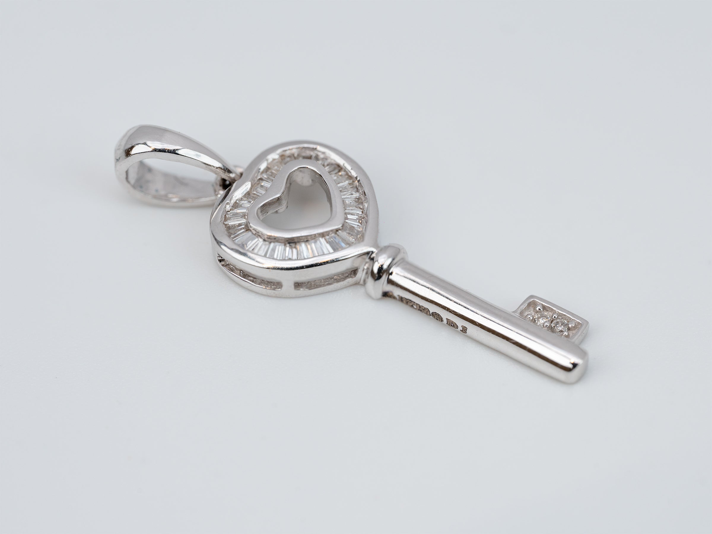Key To Romance Diamond Medallion in 18K Gold