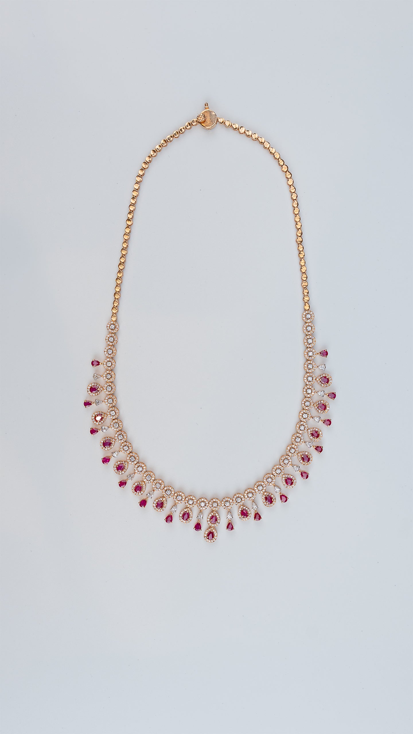 Ruby Meridian 18K Necklace